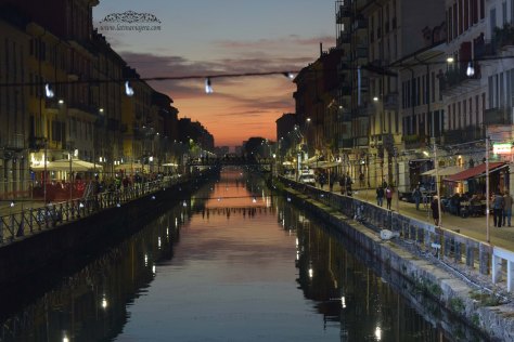 Canal Naviglio (Milán,Italia)